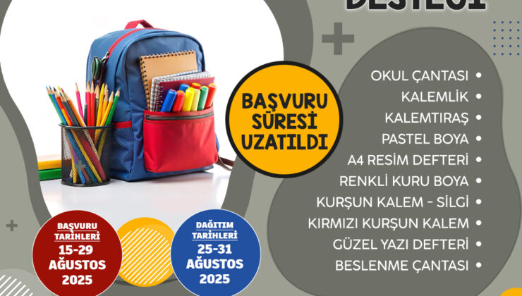 Denizli Büyükşehir’in Kırtasiye Desteğine Büyük İlgi
