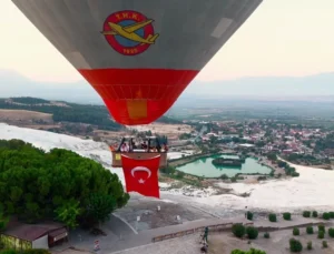 Denizli’de 30 Ağustos’ta Şehit Aileleri İçin Anlamlı Balon Uçuşu