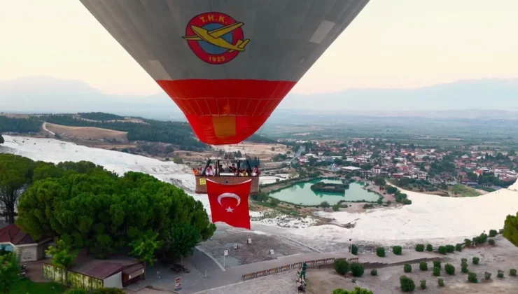 Denizli’de 30 Ağustos’ta Şehit Aileleri İçin Anlamlı Balon Uçuşu