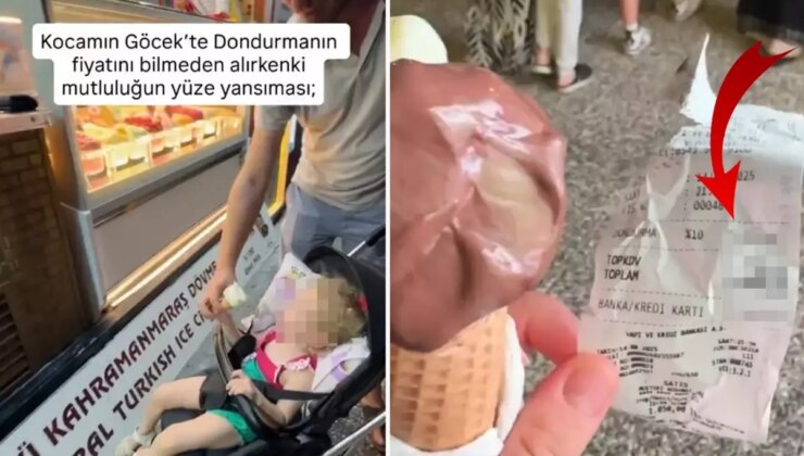 Dondurmaya ödediği para öyle böyle değil