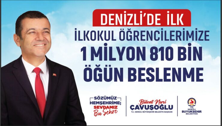 Başkan Çavuşoğlu’ndan Miniklere 1 Milyon 810 Bin Sağlık Dolu Öğün