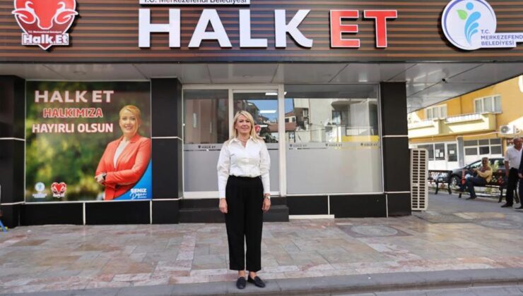 Merkezefendi’de Küçük Esnafa Halk Et Desteği