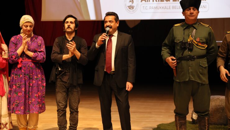Pamukkale’de Cumhuriyet Coşkusu “Kuvayi Milliye Destanı” İle Zirveye Ulaştı