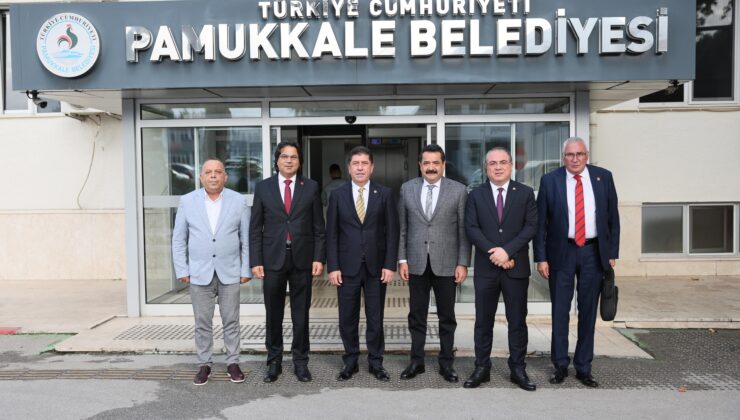 Pamukkale Belediyesi’ne, Chp Yerel Yönetimler Ve Dirençli Kentler Heyetinden Ziyaret