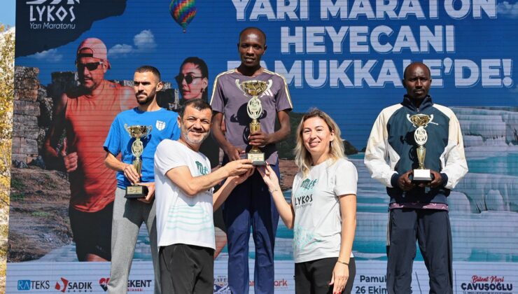 Lykos Yarı Maratonu Binlerce Sporcuyu Pamukkale’nin Kalbinde Buluşturdu