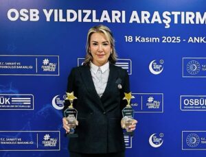 Deniz Tekstil’e OSB Yıldızları’ndan Çifte Ödül!