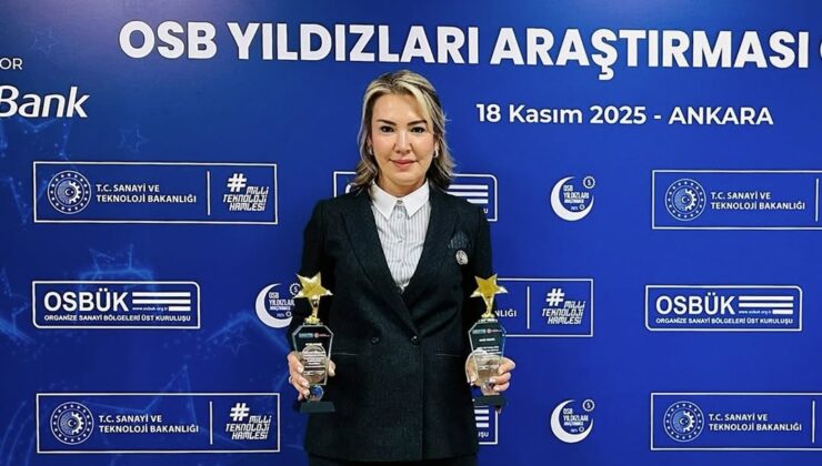 Deniz Tekstil’e OSB Yıldızları’ndan Çifte Ödül!
