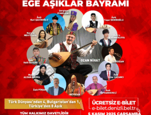 Denizli 12. Uluslararası Ege Âşıklar Bayramı başlıyor