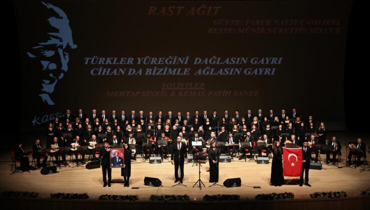 Denizli Büyükşehir’den Anlamlı Konser Konserde Atatürk’ün Sevdiği Unutulmaz Eserler Seslendirildi