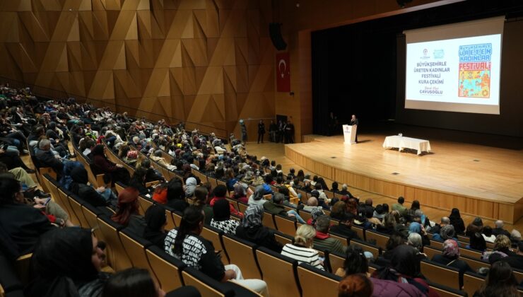 Büyükşehirle Üreten Kadınlar Festivali İçin Kura Çekimi Yapıldı