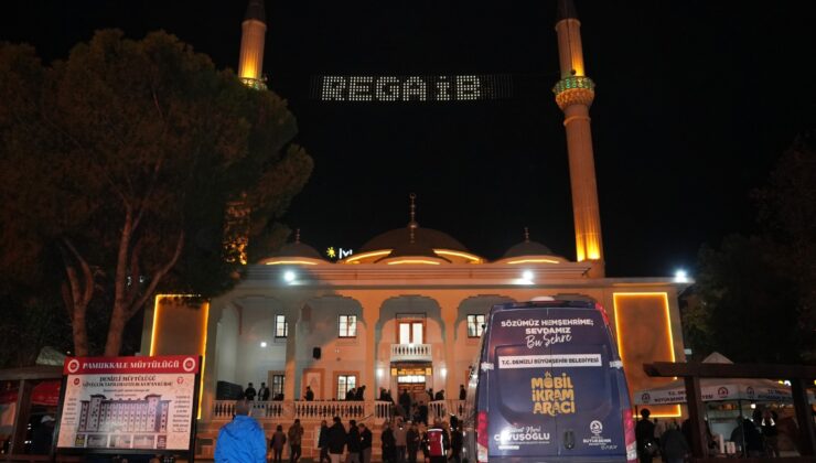 Denizli Büyükşehir’den Regaip Kandili’nde Gönüllere Dokunan İkram