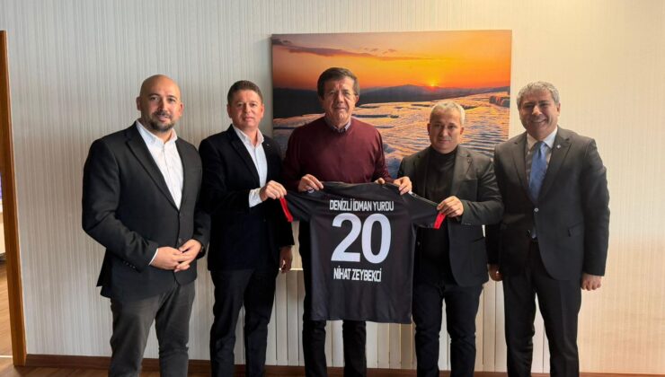 Deniz İdmanyurdu Yönetiminden Nihat Zeybekci’ye Ziyaret: Şehrin Spor Vizyonu İstişare Edildi