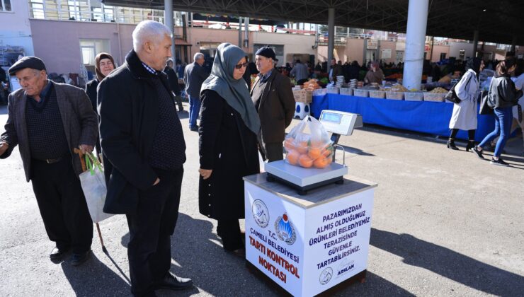 Çameli Belediyesi’nden Güvenli Terazi Uygulaması