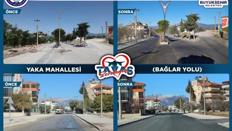 Tavas’ta Üstyapıya Büyük Yatırım