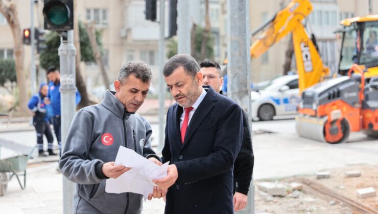 Büyükşehir’den Fatih Mahallesi’nde Kaldırım Genişletme Çalışması