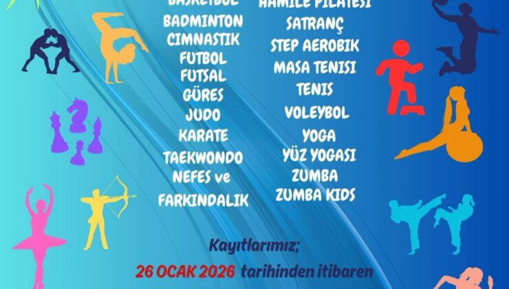 Spor Kurslarında Yeni Dönem Heyecanı Başlıyor