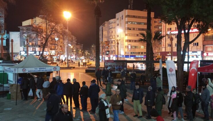 Denizli Büyükşehir’den Miraç Kandili’nde İkram
