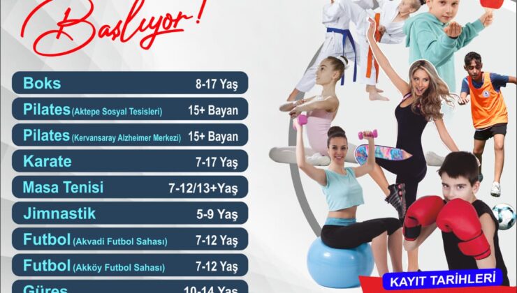 Pamukkale Belediyesi Spor Kurslarında Yeni Kayıt Süreci Başladı