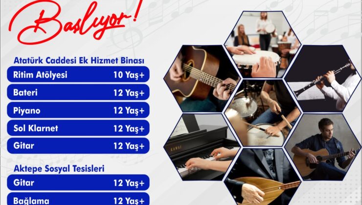 Pamukkale’de Müzik Kursları İçin Kayıtlar Başladı