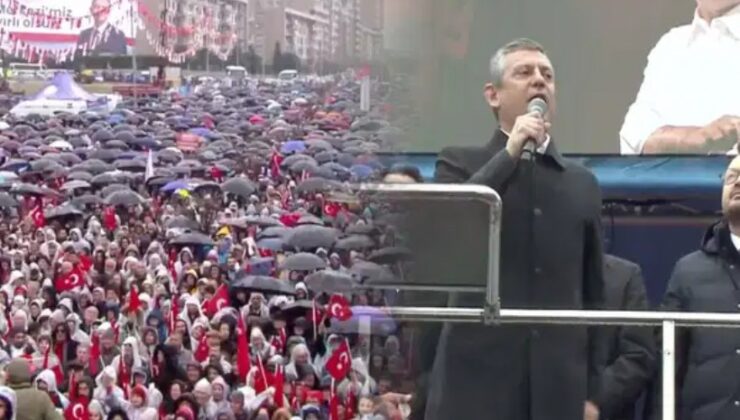 Özel’den Denizli’de Yağmur Altında Miting: Sen Sebepsin Buna Erdoğan