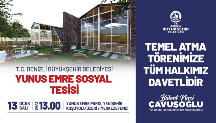 Resmi Reklam – DBB Yunus Emre Sosyal Tesisi Temel Atma Töreni