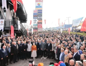 DBB Batı Ege GYO Yaya Üst Geçidi Hizmete Açıldı