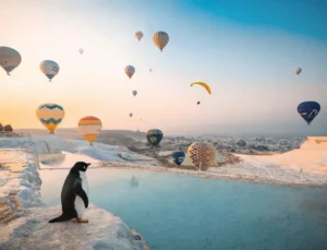“Nihilist Penguen” Pamukkale’de