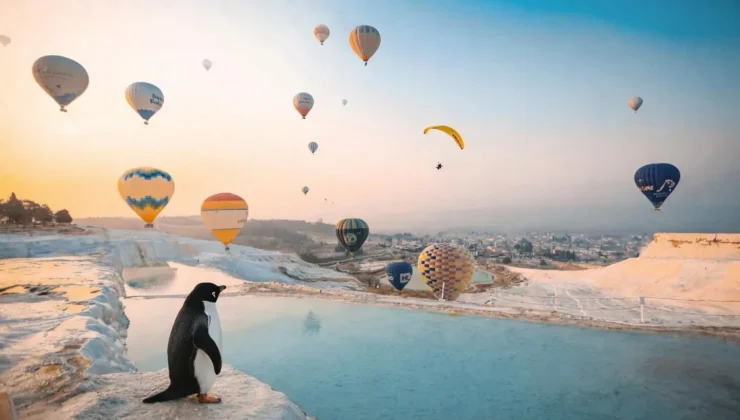 “Nihilist Penguen” Pamukkale’de
