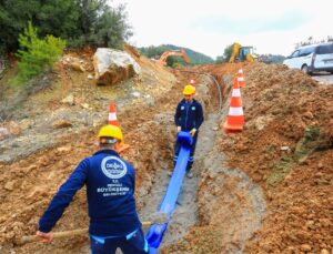 Büyükşehir DESKİ’den Elmalı Mahallesi’ne Altyapı Yatırımı