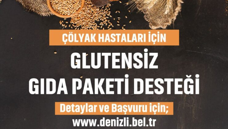 Denizli Büyükşehir Çölyak Hastalarını Yalnız Bırakmıyor