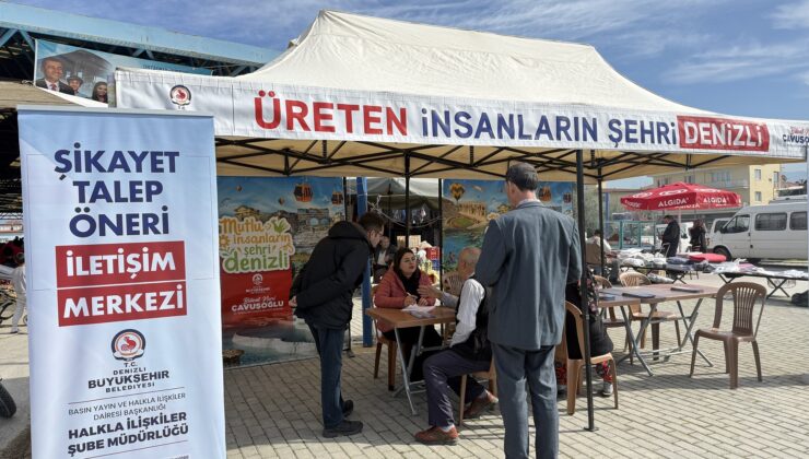 Denizli Büyükşehir Pazaryerlerinde Halkın Nabzını Tutuyor