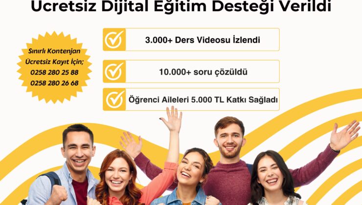 Denizli Büyükşehir’den Eğitime Dijital Destek