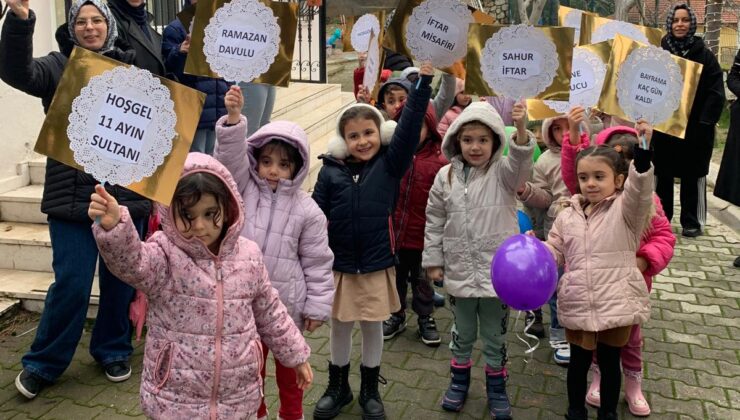Minik Yürekler Ramazan’ı Coşkuyla Karşıladı