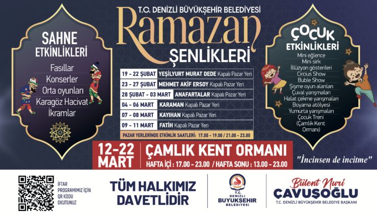 Resmi Reklam – DBB Ramazan Şenlikleri – 19-20 Şubat