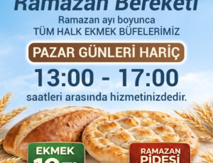 Pamukkale Halk Ekmek 30 Satış Noktasında Pide Satışına Başladı