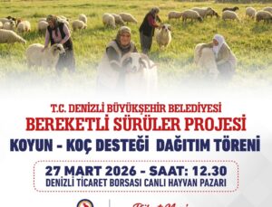 “Bereketli Sürüler Projesi” Kapsamında Yüzlerce Üreticiye Damızlık Desteği