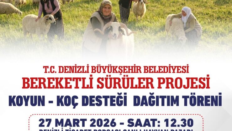 “Bereketli Sürüler Projesi” Kapsamında Yüzlerce Üreticiye Damızlık Desteği