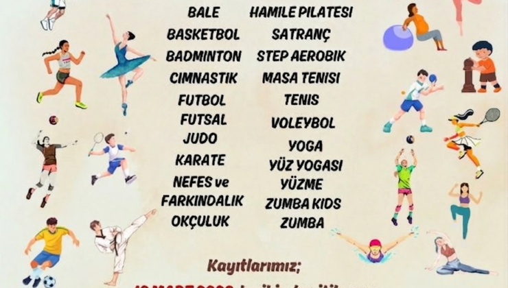 Büyükşehir ile Sağlıklı Gelecek 23 Branşta Ücretsiz Eğitim