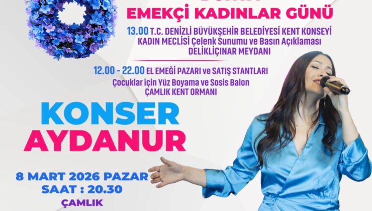 Denizli Büyükşehir’den 8 Mart’a Özel Anlamlı Programlar