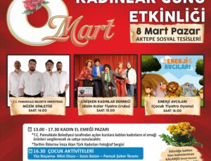 Pamukkale Belediyesi’nden 8 Mart’a Özel ‘Kadınlar Günü’ Programı