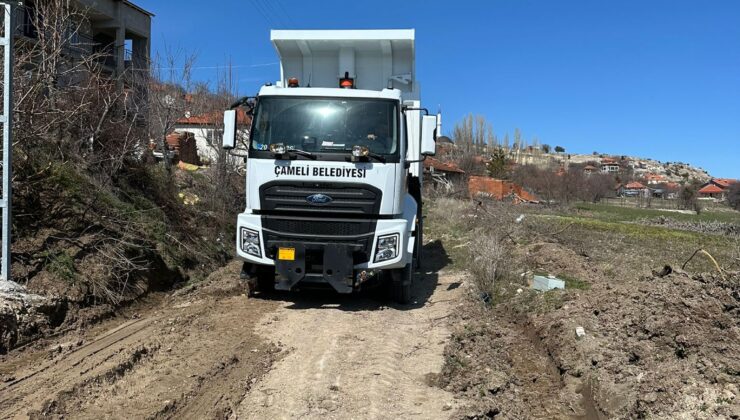 Çameli’nin Mahallelerinde Toz Ve Çamur Tarih Oluyor