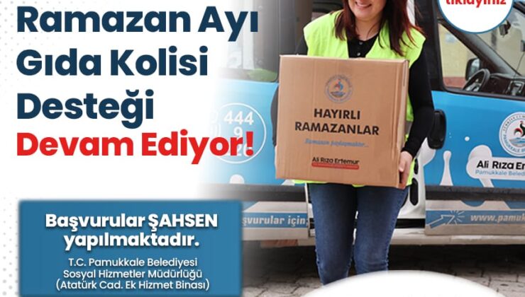 Resmi Reklam – Pamukkale Belediyesi Ramazan Ayı Gıda Kolisi Desteği 14 Mart 2026