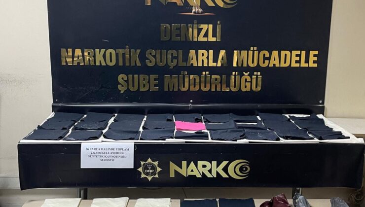Denizli’de Zehir Operasyonu