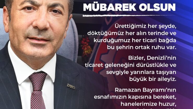 Resmi Reklam – DTO Ramazan Bayramı İlanı