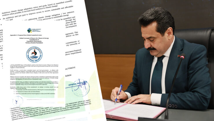 Başkan Ertemur Dünya Belediye Başkanlarıyla Aynı İmzada Buluştu