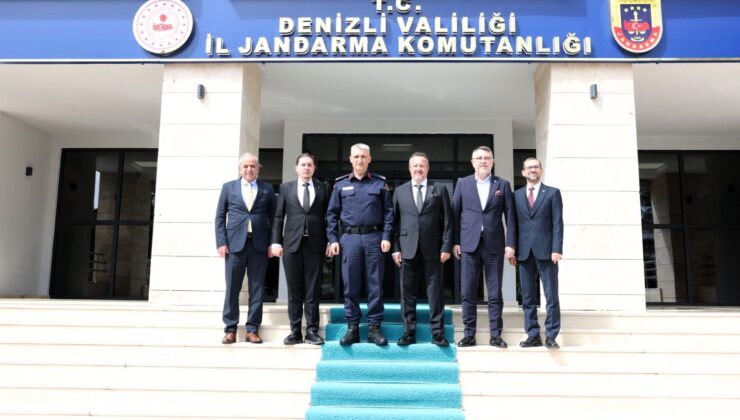 Denizli OSB Yönetiminden İl Jandarma Komutanlığı’na Ziyaret