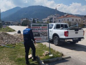 Büyükşehir Zabıta’dan Totem ve Tabela Denetimi