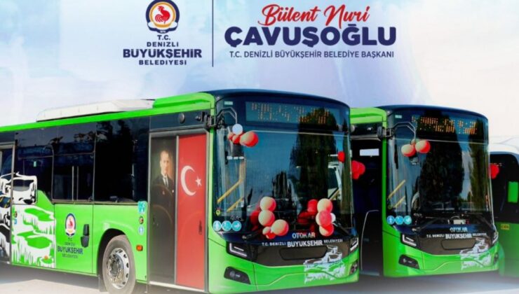 Denizli Büyükşehir’den 23 Nisan’da Ücretsiz Ulaşım Kolaylığı