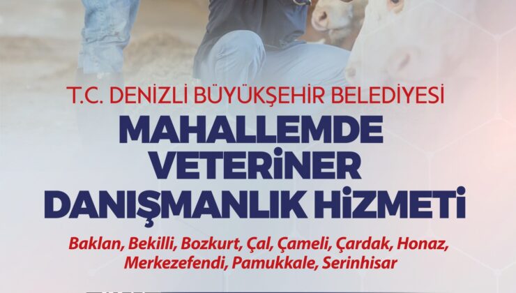 Denizli Büyükşehir’den Üreticiye Sahada Destek