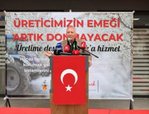 Honaz’da Üreticiye Don İle Mücadele Desteği: Sisleme Aparatları Teslim Edildi